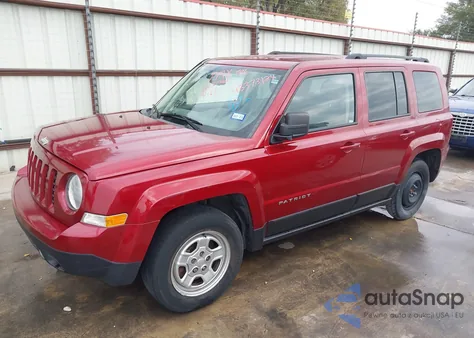 2017 Jeep Patriot Sport Fwd из США, поврежденный, VIN 1C4NJPBB1HD121229